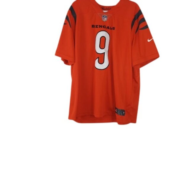 Nike Dri Fit Mens Cincinnati Bengals #9 Joe Burrow NFL Football Jersey XXL - Picture 1 of 2
